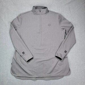 Veil Garments Spark Women's XXL 1/4 Zip Performance Pullover Tunic Mock Neck EUC